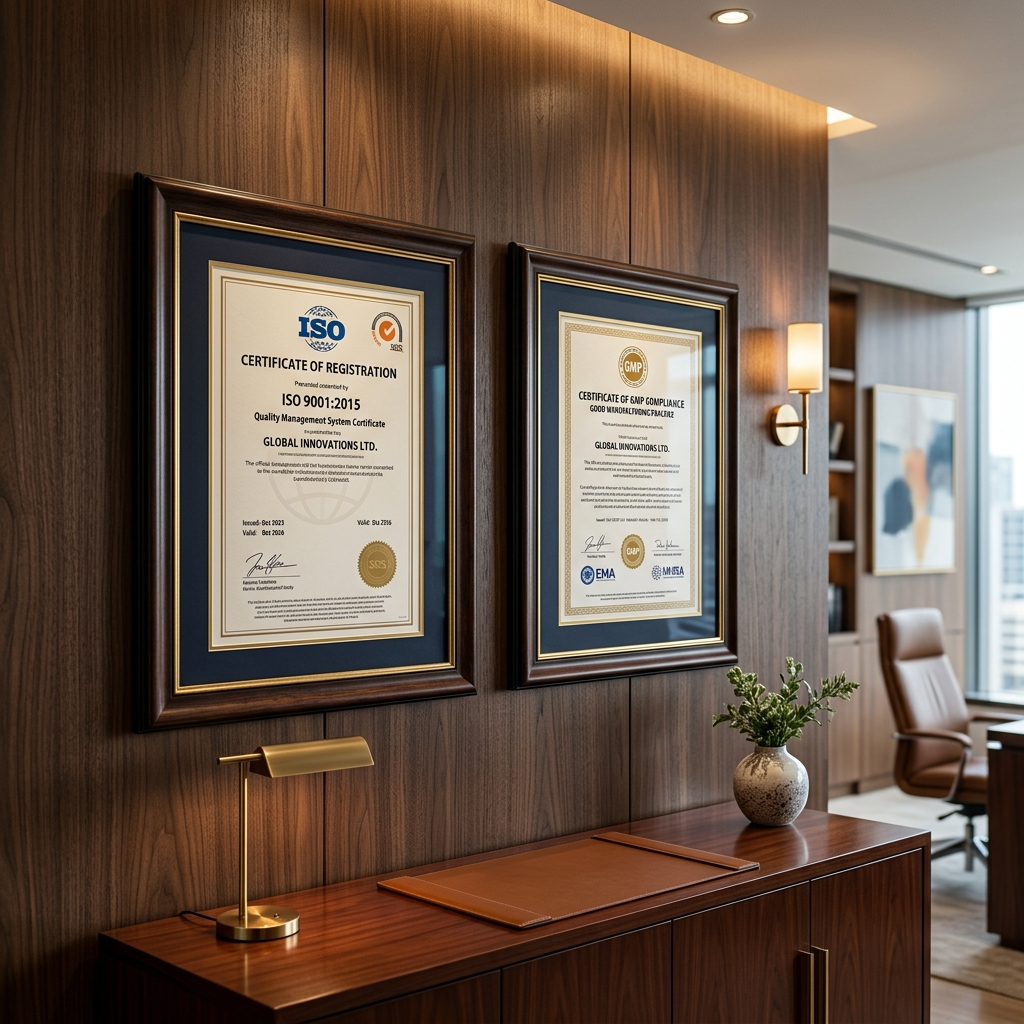 Official Accreditation plaques